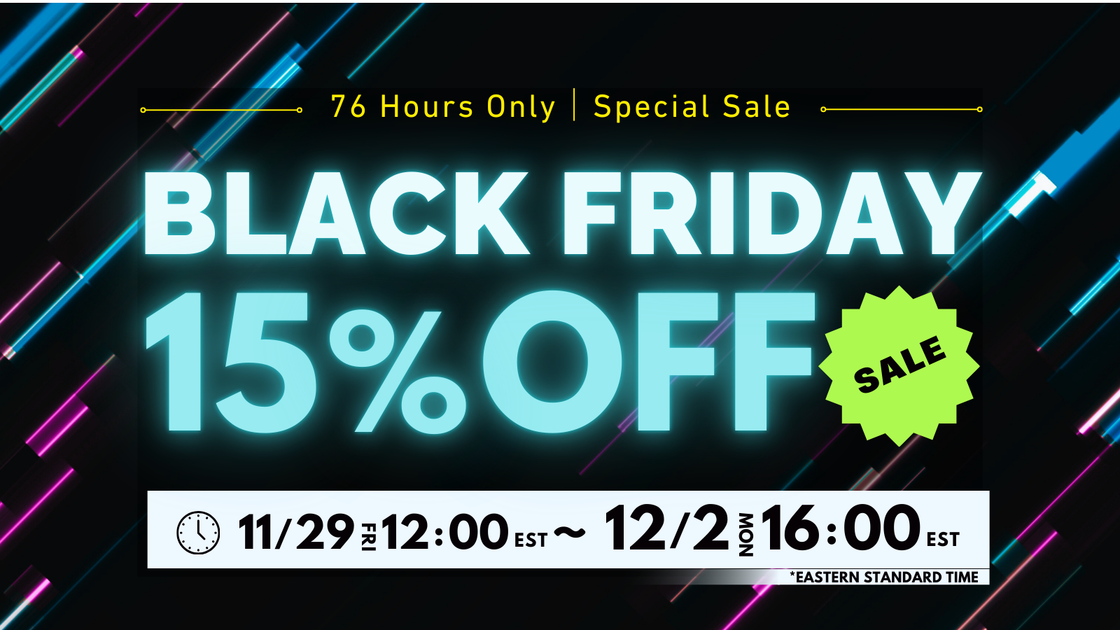 Black Friday SALE 15OFF! Effects Bakery USA